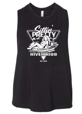 Women's Sittin Pretty Flowy Crop Tank